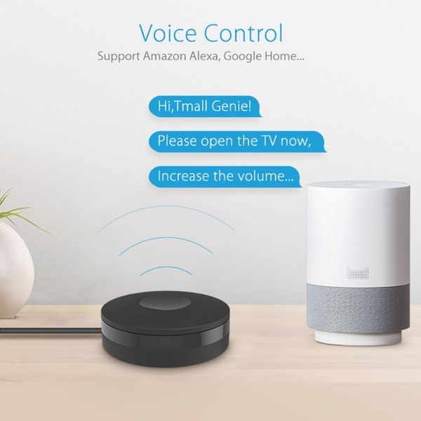 Smart IR Fjernbetjening Kontrol wifi Universal Infrarød Kontroller til TV DVD AUD AC Works