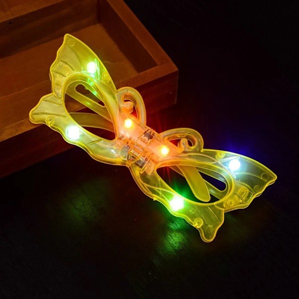 50 bitar LED Light Up glasögon Glow In The Dark glasögon