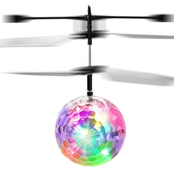 Voksne Barn Blinkende Mini Drone Leker Barn Fargerike Skinnende LED RC Flygende Crystal Ball
