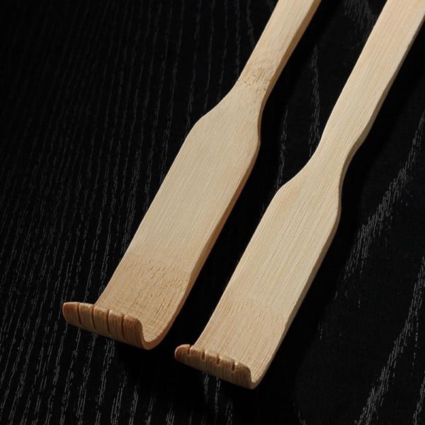 Bambu Massager Rygg Scratcher Trä Scratching Backscratcher Massör