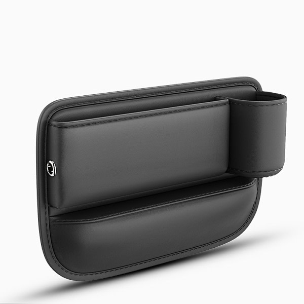 Bil sæde gab vand kop holder læder universal spalte side opbevaring boks
