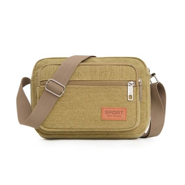Mænd Canvas Skulder tasker Casual Tote Travel Mænd's Crossbody Taske Luksus Messenger Tasker