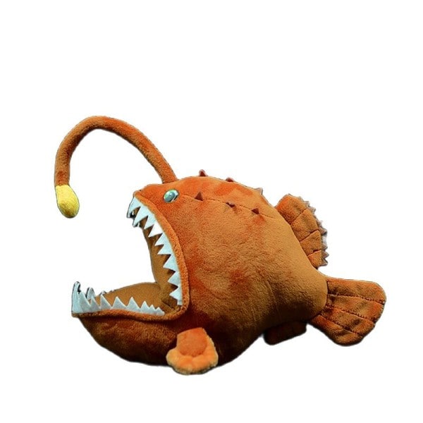 25 cm original blød realistisk lanterne fisk plys legetøj