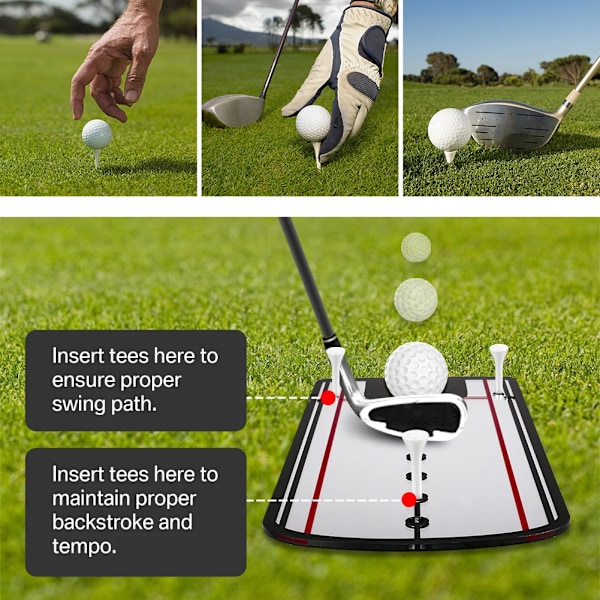 Golf Putting Övning Spegel Putting Spegel Alignment Träning Hjälp