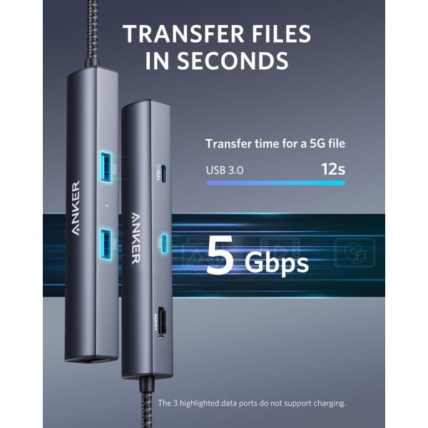 USB C Hub Power Expand USB C PD Ethernet Hub