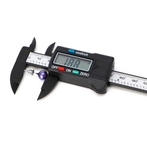 LCD Elektronisk Digital Vernier Bokmått Mätare Mät Sten
