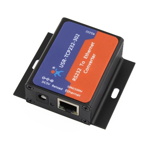 USR-TCP232-302 RS232 TCP IP muunnin sarja Ethernet tuki DNS DHCP sisäänrakennettu verkko