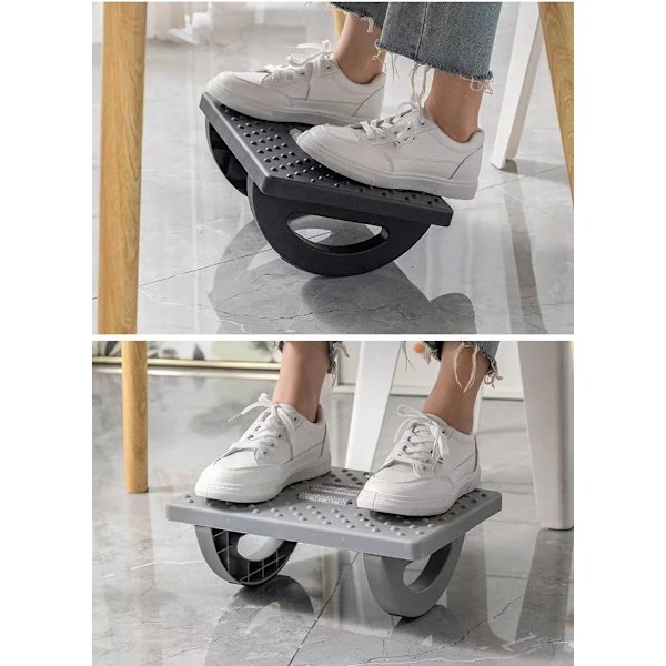Bærbarhet fotstøtte under skrivebord fotstøtte ergonomisk fot krakk med massasje ruller