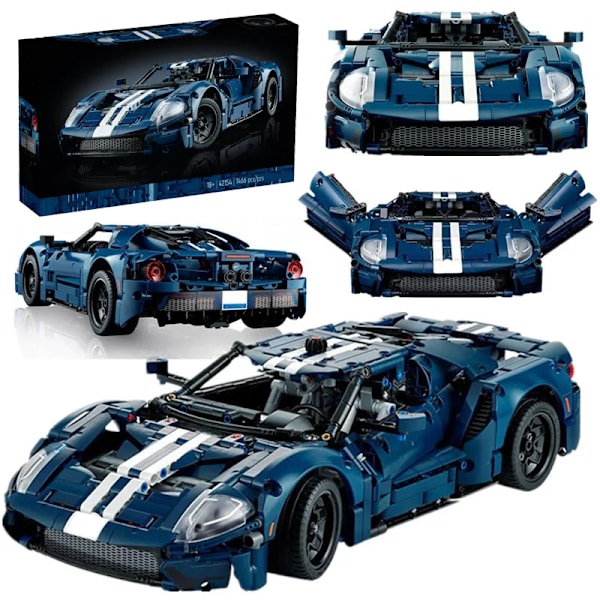 Teknisk 1486 piecesClassic GT Racing Bil 1:12 Kompatible 42154 Byggeklodser