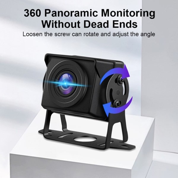Lastbil Backup Kamera Vandtæt 1080P 360°Bil Bag Udsigt Bakning Parkering Kamera