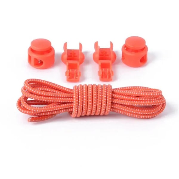 Mode Sneaker Skon Snören Elastisk No Klips Skon Snören Stretching Lås Lata Snören