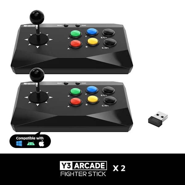 Data Frog Game Arcade Tangentbord Trådlös Kontroller för Street Fighter