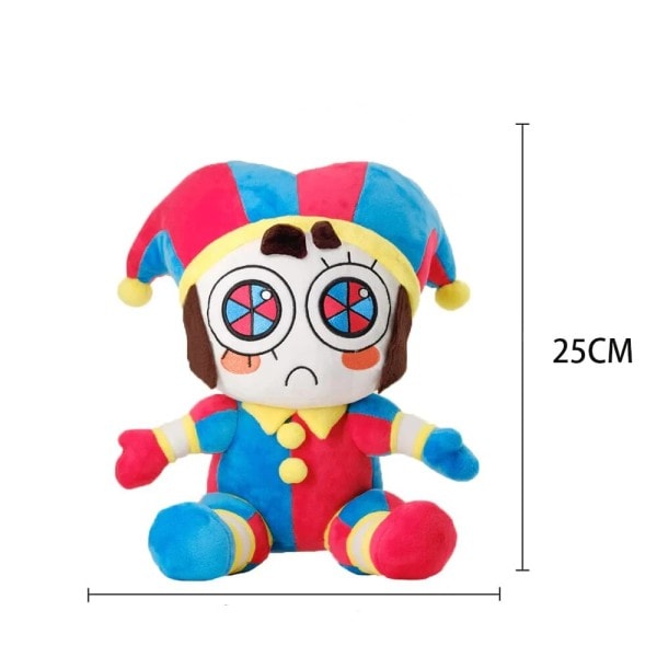 25CM Digital Sirkus Plysj Leker Utrolig Sirkus Klovn Kanin Plysj Dukker Tegneserie Periferi Fylte Leker