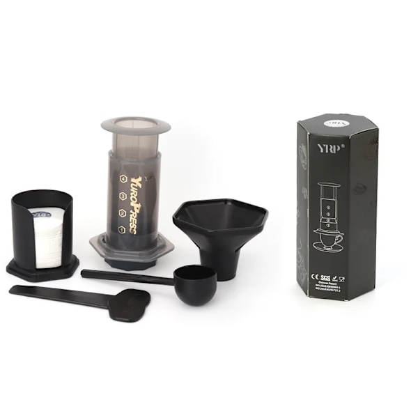 Espresso Kaffe Bärbar Fransk Press barista verktyg Kaffe Kanna Luft Press Dropp Kaffe Maskin Filter Papper