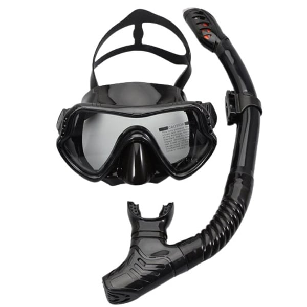 Dykning spegel andning rör set silikon ansikte spegel simning ubåt mask