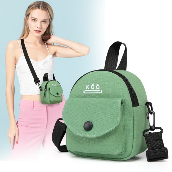 Messenger Taske Mode Afslappet Lille Lærred Taske Koreansk Version Sød Pige Bouncer Di Small Taske