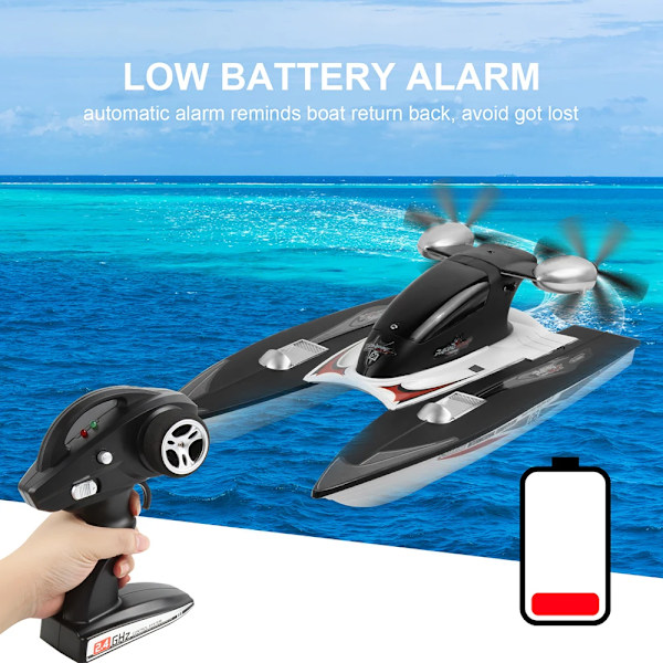 Hög hastighet racing båt vattentät modell elektrisk radio fjärrkontroll jet båt gåvor leksaker