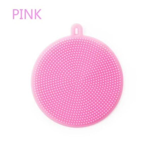 Multifunktion Silicone Skål Skål Rengøring Børste Skurepude Gryde Pande Vaske børster