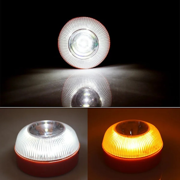 LED bil nødlys med magnetisk induktion