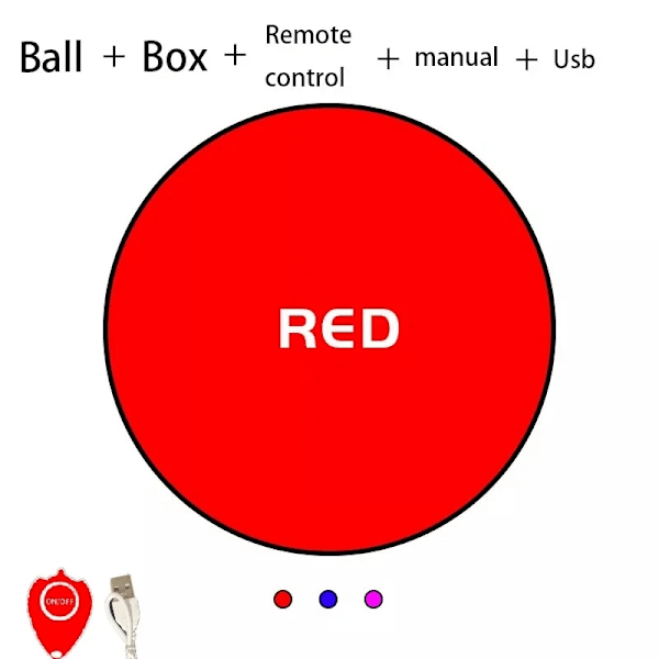 Flygande Ball Boomerang Flyorb Magic Med LED Lights Drone Hover Ball