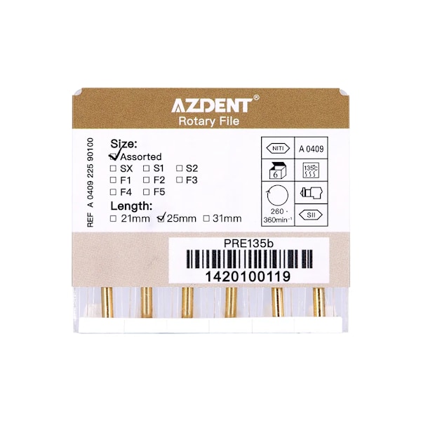 5 Esker Dental Endodontic Gull Stor Taper File Rotary Files Engine