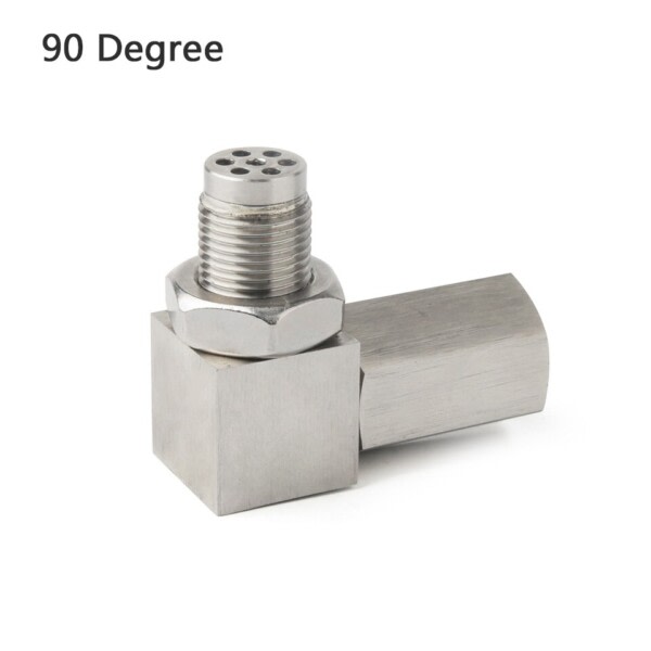 Universal O2 Oxygen Sensor Extender 90 Degree eller 45 Degree 02 Bung Extension