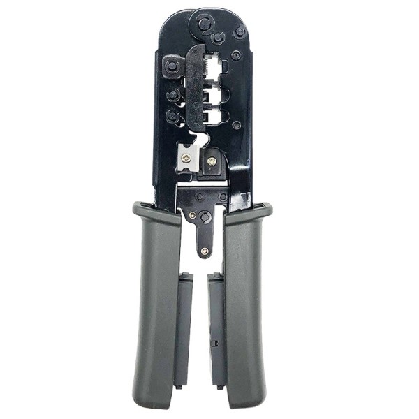 Multifunksjonell RJ45 Nettverk Kabel Crimper 8P6P4P Tre-Purpose Tester Ratchet Verktøy