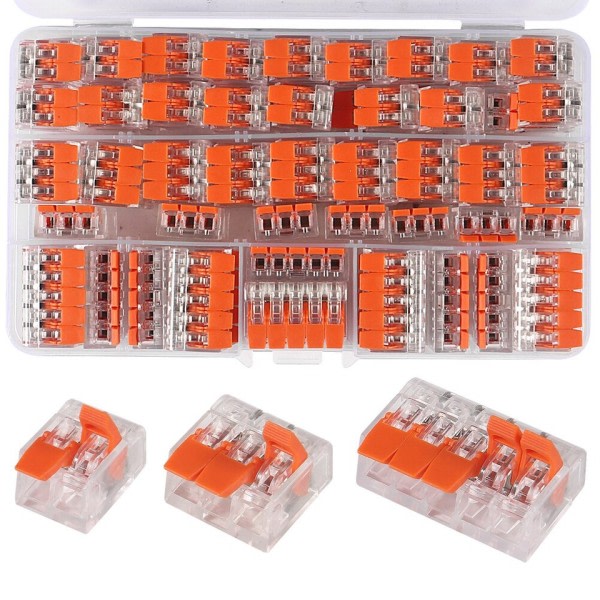 Ledning blokk klemme terminal kabel for elektrisk koblinger gjenbrukbar mini hurtig hjem ledning terminal kontakt