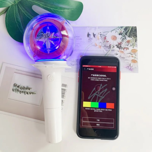Kpop Straykidss Lightstick Med Bluetooth Support Glow Hand Lampa Fest Konsert Light Stick Fans Collection Toy