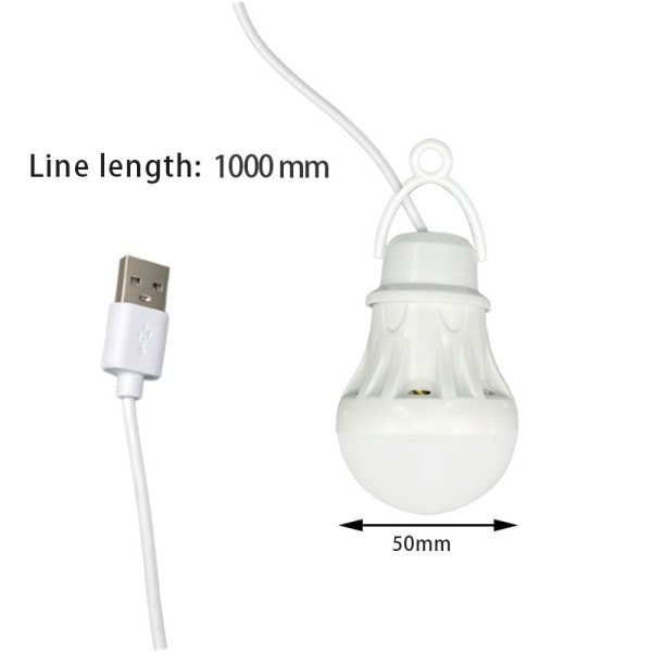 Bärbar Lantern Camp Lights USB Glödlampa 5W Ström Utomhus Camping Multi Verktyg