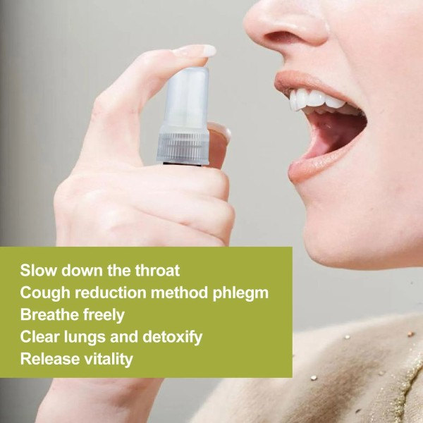 Lung Detox Clear Spray Breath Cleaning Gerbal Body Cleansing Spray Luonnollisesti Puhdas Ja Detoksifioi yskä Ja vähennä limaa