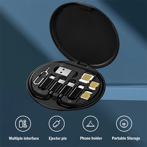 60W C-tyyppi USB C To Mikro USB Valaistus pikalataus sovitin sarja