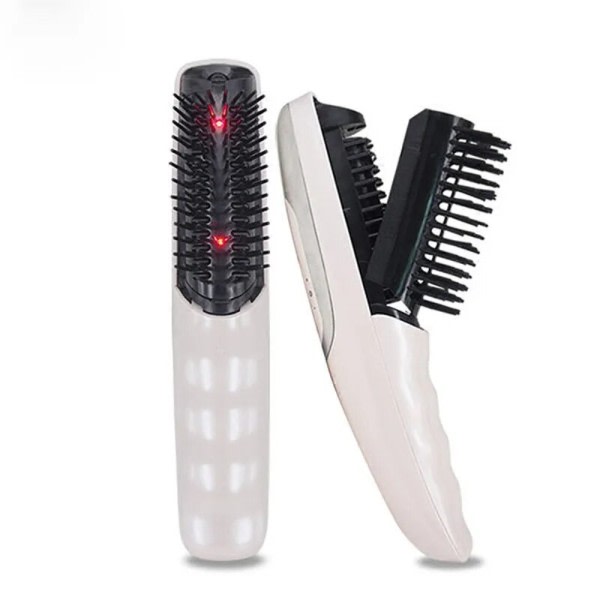 Elektronisk hårbotten massage Elektrisk huvud massage kam infraröd laser för hår hälsa vård