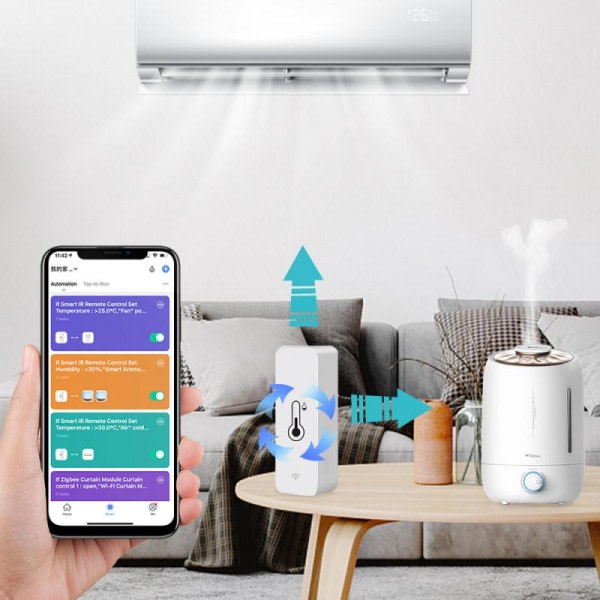 Smart WIFI lämpötila ja kosteus anturi sisä kosteusmittari lämpömittari