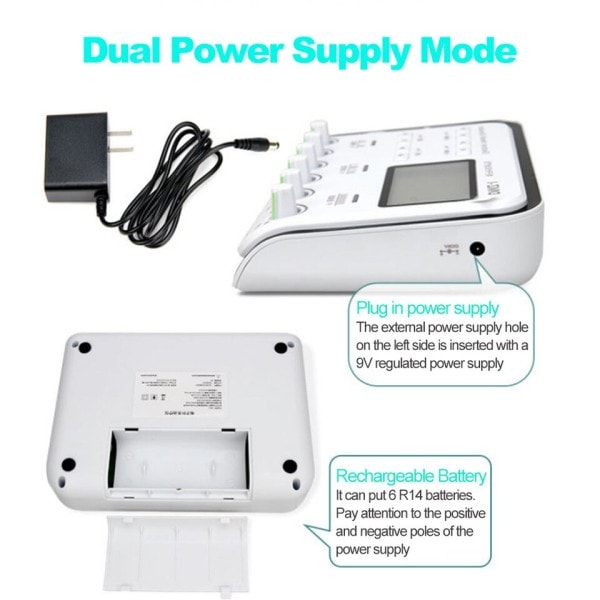 Elektrisk Muskel Stimulator 6 Output Kanal Elektro Akupunktur Fysioterapi TENS maskine
