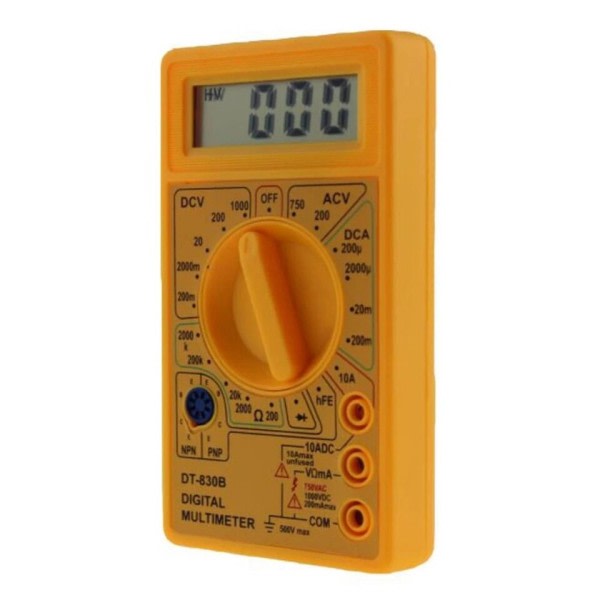 Dt-830 Dcv Dca Diod Digital Multimeter Acv Med 9v batteri