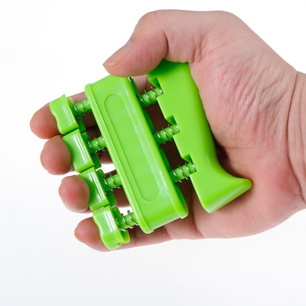 1PC Hand Grip Finger Tränare Strengthener Tvåvägs Fjäder Justerbar Kraft Träning Piano Gitarr Finger Träning Utrustning
