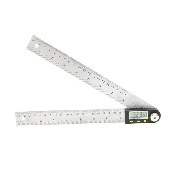 200 mm   Digital   Vinkel   Regel   Hældningsmåler   Protractor   Rustfrit   Stål