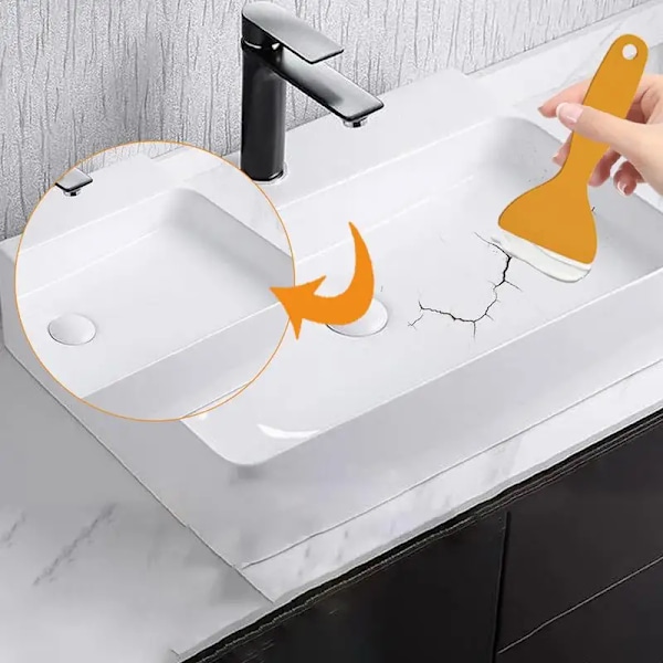 Kakel Reparera Klistra Golv Kakel Grop Reparation Lim Tub