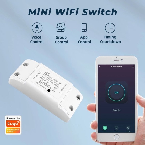 WIFI Switch Smart Home Automaatio Rele Moduuli Tuya Alexa Ajoitus Switch Smartlife APP Langaton Kaukosäädin Ohjaus Rele