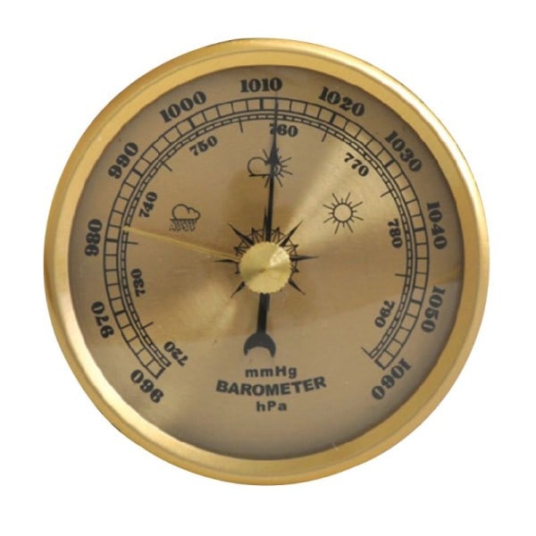 Husholdning Barometer Trykk Måler Vær Stasjon Vegg Hengende Atmosfærisk Multifunksjon Termometer