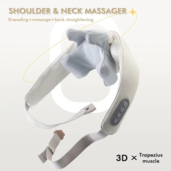 Sähköinen niska ja selkä hieronta langaton niska ja olkapää vaivaus hieronta tyyny trapezius niska kohdunkaulan selkä hieronta huivi