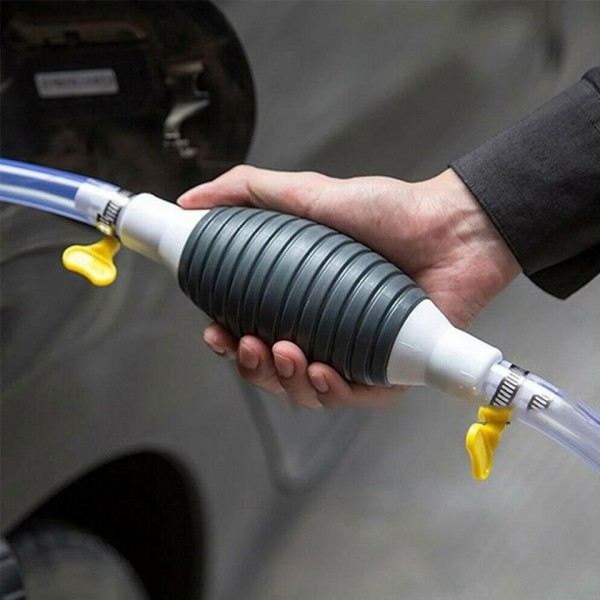 Manuaalinen polttoaine pumppu suuri virtaus auto moottoripyörä käsi sifoni