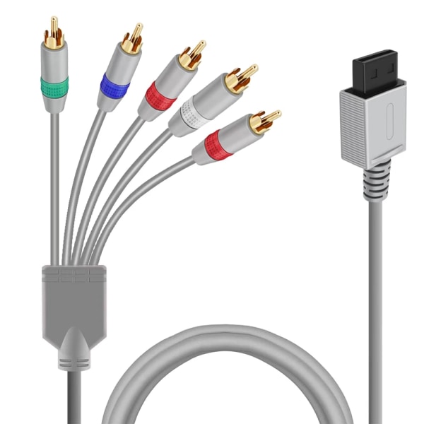 HDTV AV Ljud Adapter Kabel Gaming Maskin Anslutning kablar Komponent Wire 5RCA Spel ersätt linje för Wii