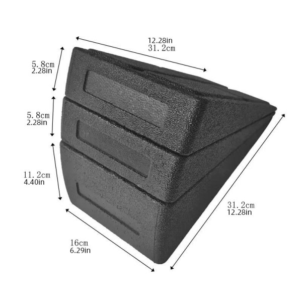 Yoga Wedge Stretch Slant Brædder Justerbare Bricks Squat Wedge Blocks