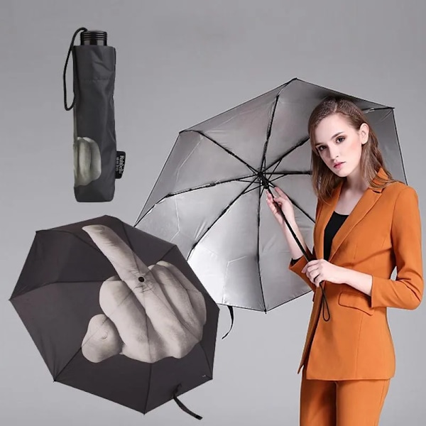 Regn mellemfinger paraply kvinder paraply