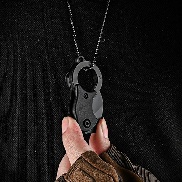 Mini  nøkkelring lomme kniv rustfritt stål camping liten mini bærbar kniv skreller