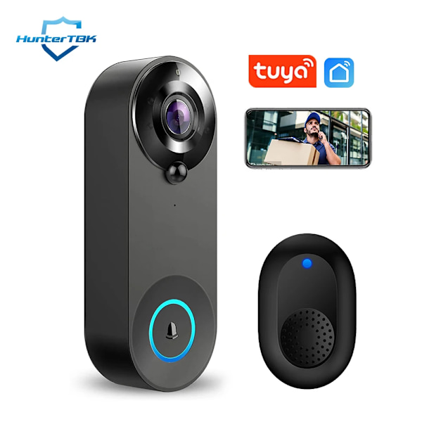 1080P Trådlöst WIFI Dörrklocka Video Intercom Dörr Klocka med kamera
