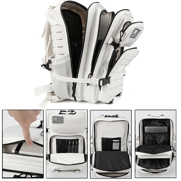 45L Tactical Ryggsäck för Män och Kvinnor överlevnad Attack Pack väska