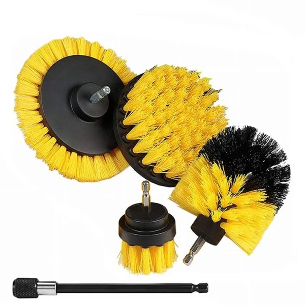 5 styk Elektrisk Scrubber Børste Bor Brush Kit Power Drills Scrubber Brush